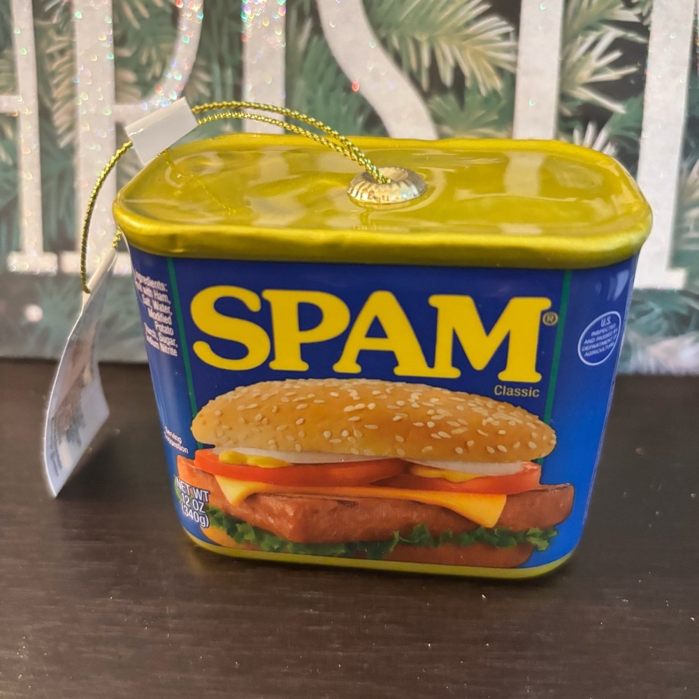 NWT Spam Christmas Tree Ornament For the Spam Lover!